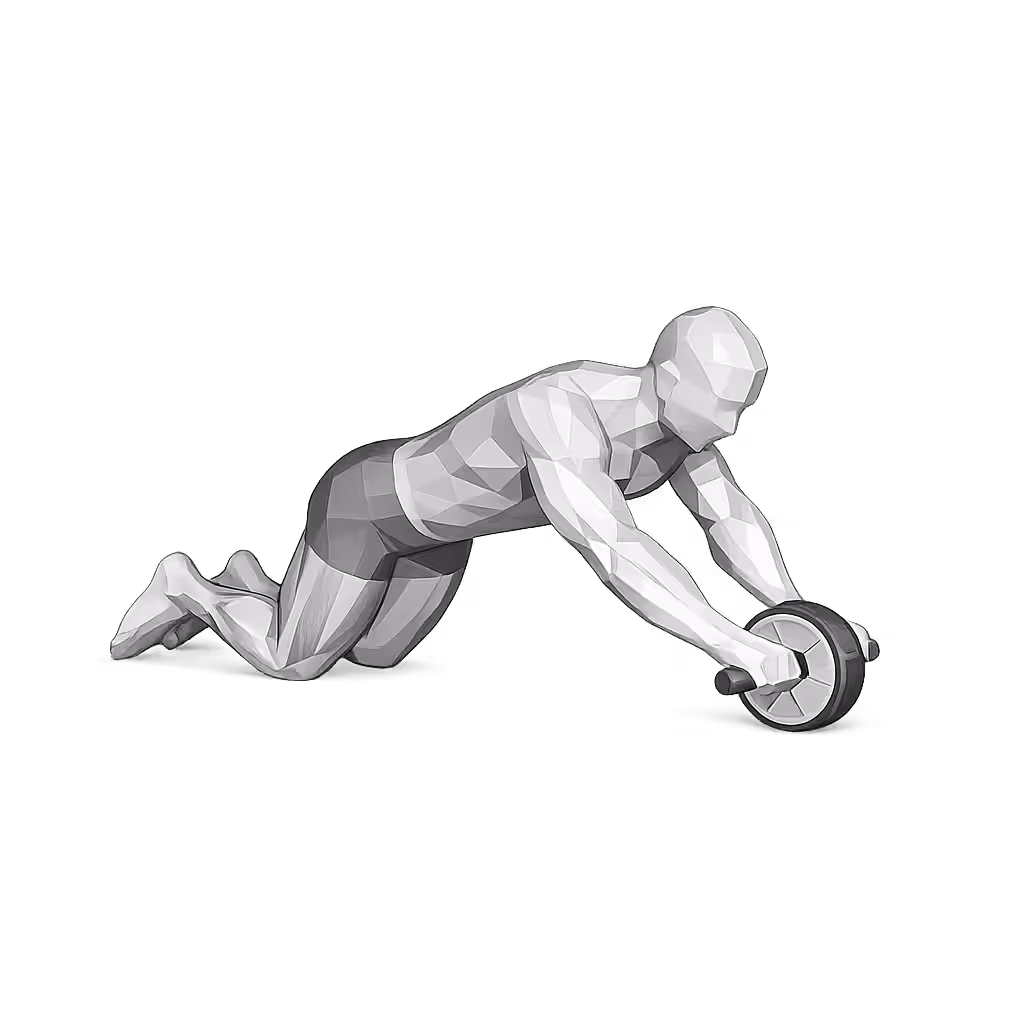 Ab Wheel Rollout demonstration