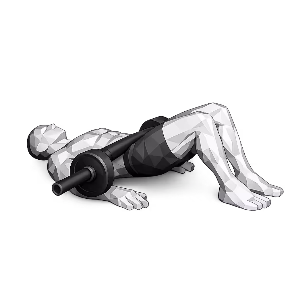 Barbell Hip Thrust demonstration