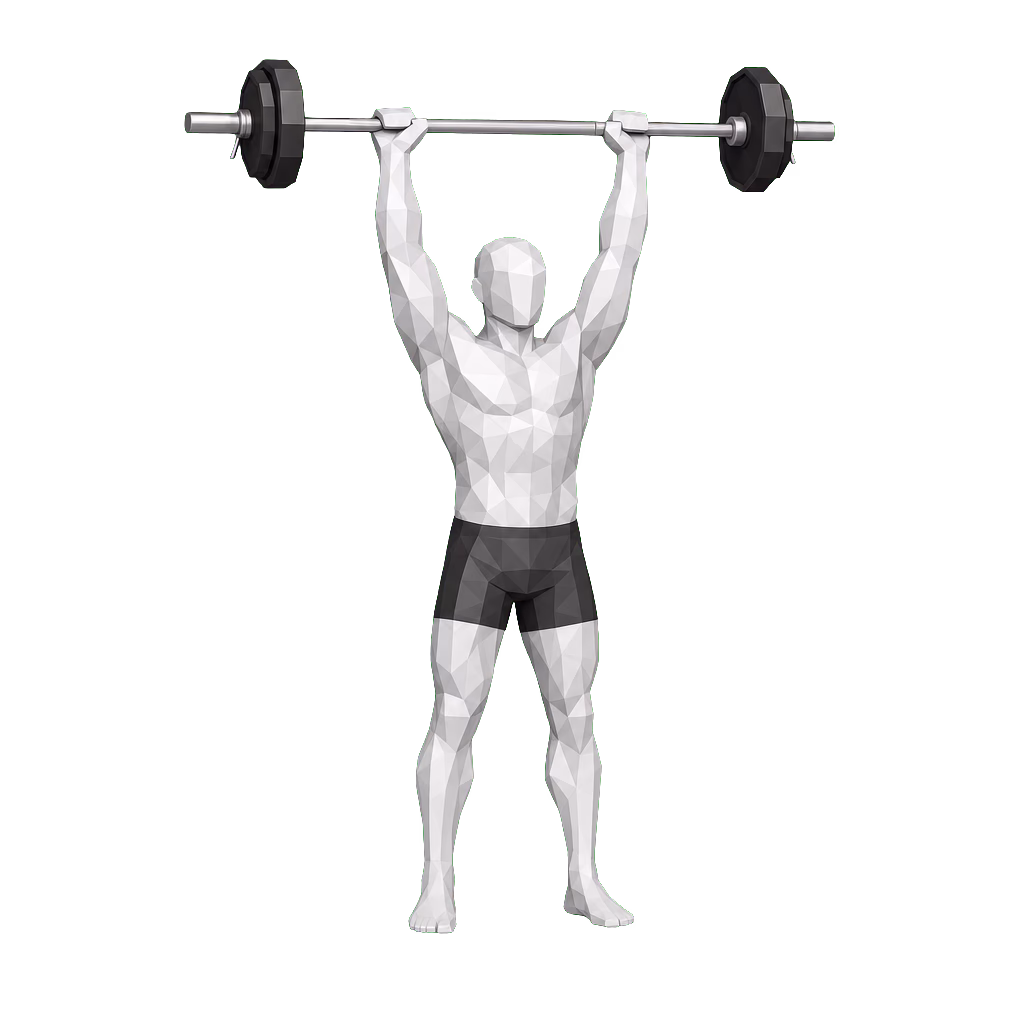Barbell Overhead Press demonstration