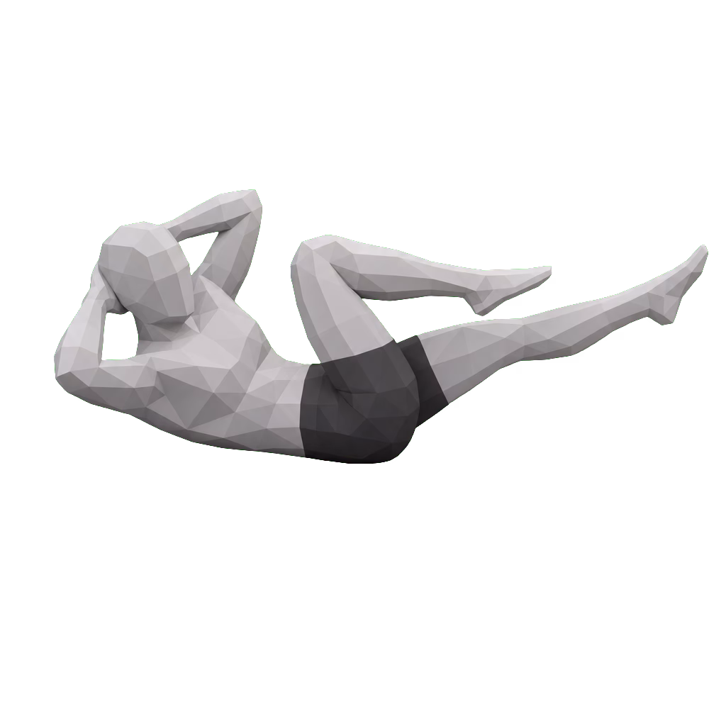 Bicycle Crunch demonstration