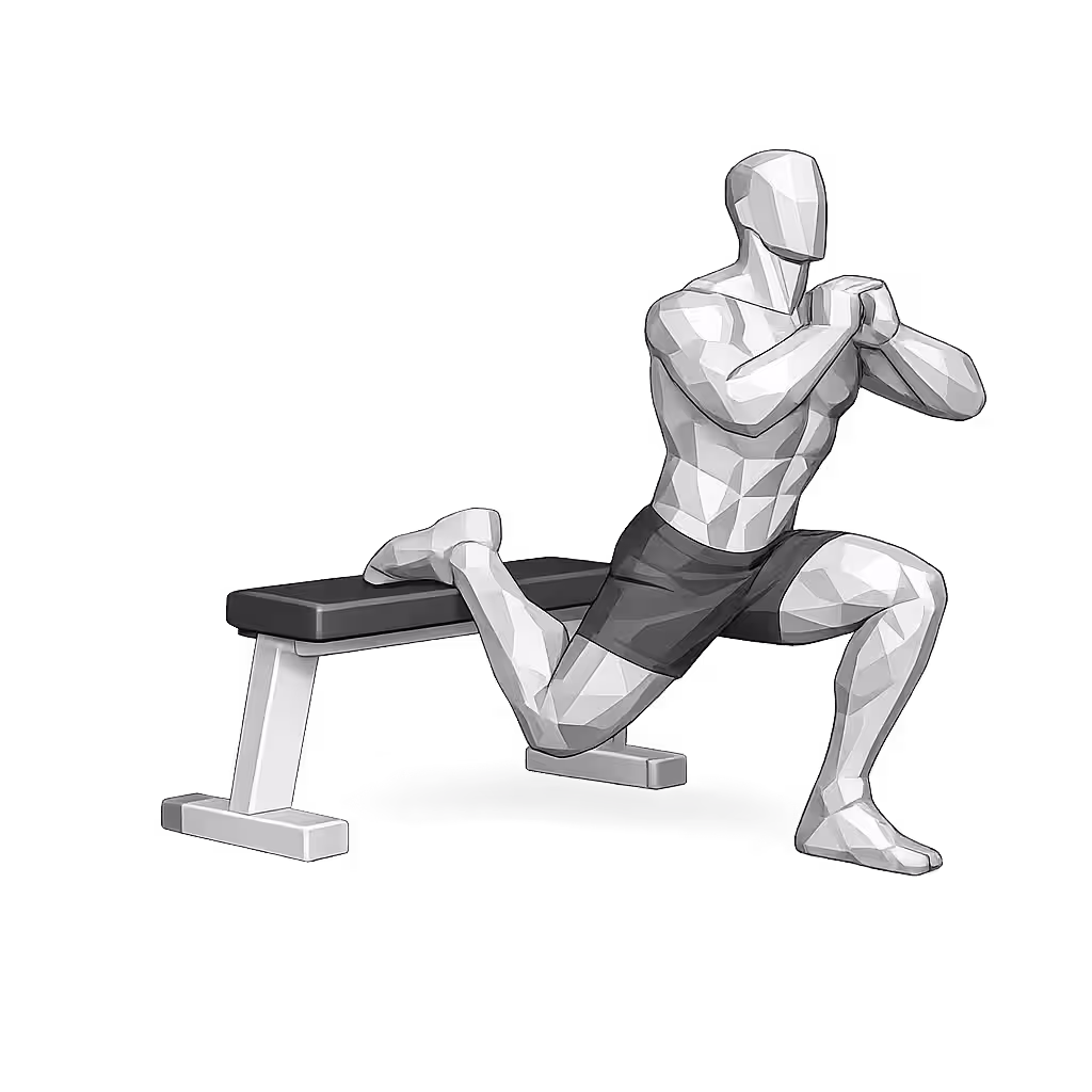 Bulgarian Split Squat demonstration