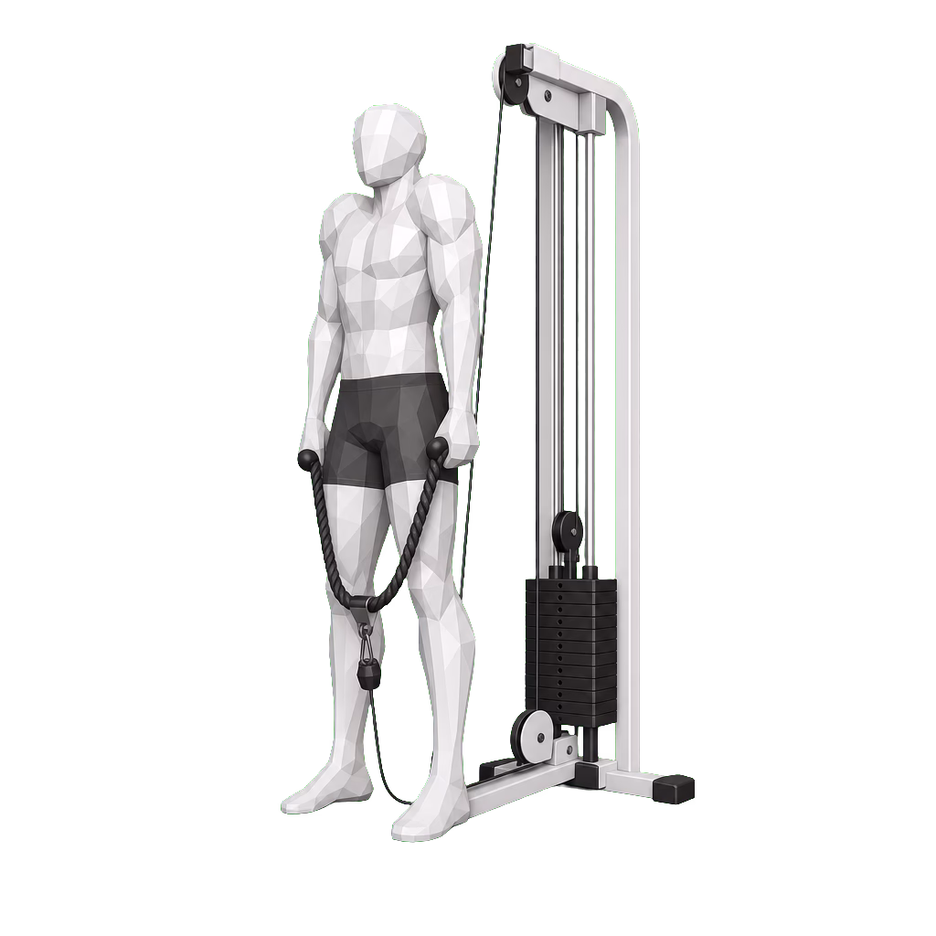 Cable Shrug demonstration