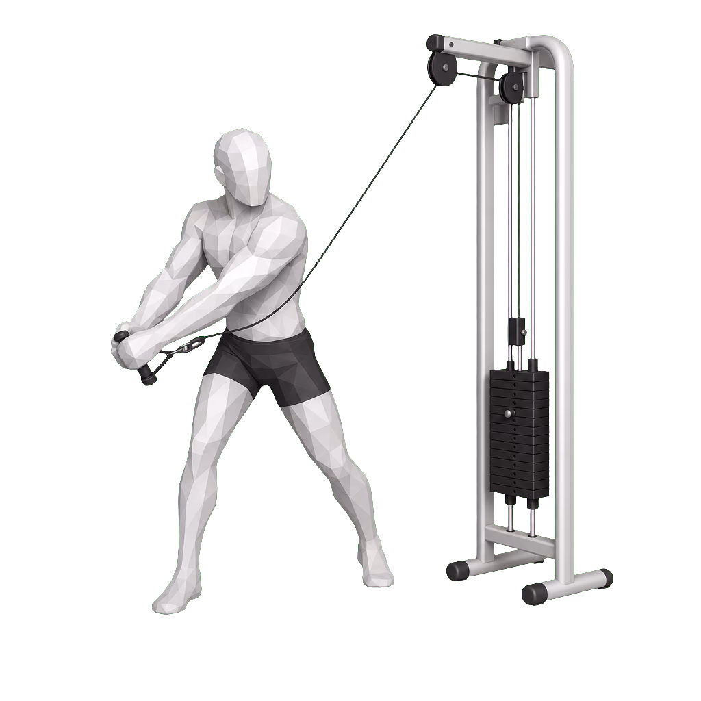 Cable Woodchopper demonstration
