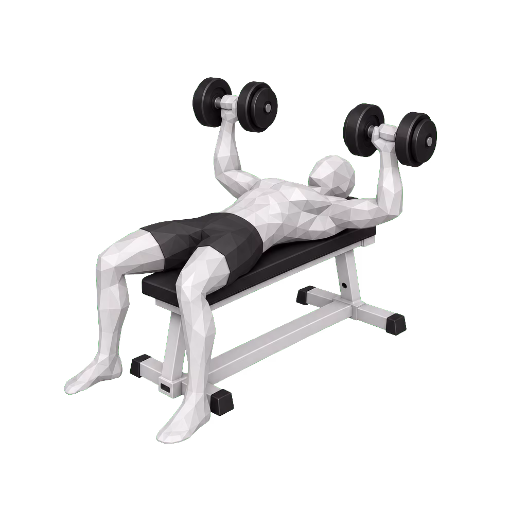 Dumbbell Bench Press demonstration