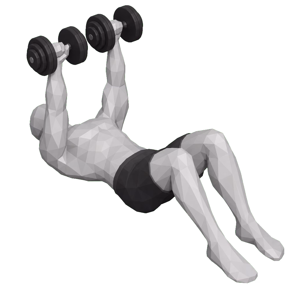 Dumbbell Floor Press demonstration