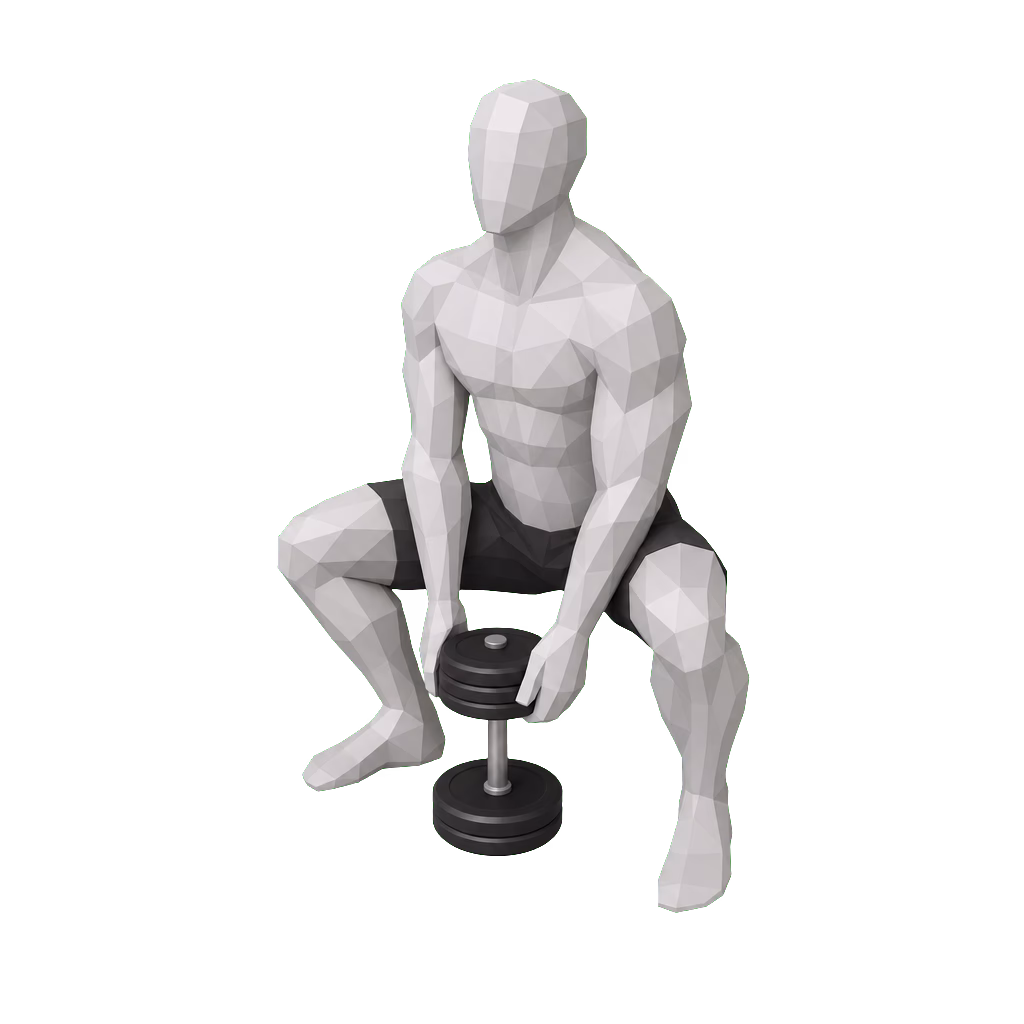 Dumbbell Sumo Squat demonstration