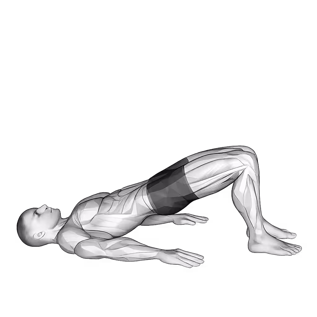 Glute Bridge March demonstration