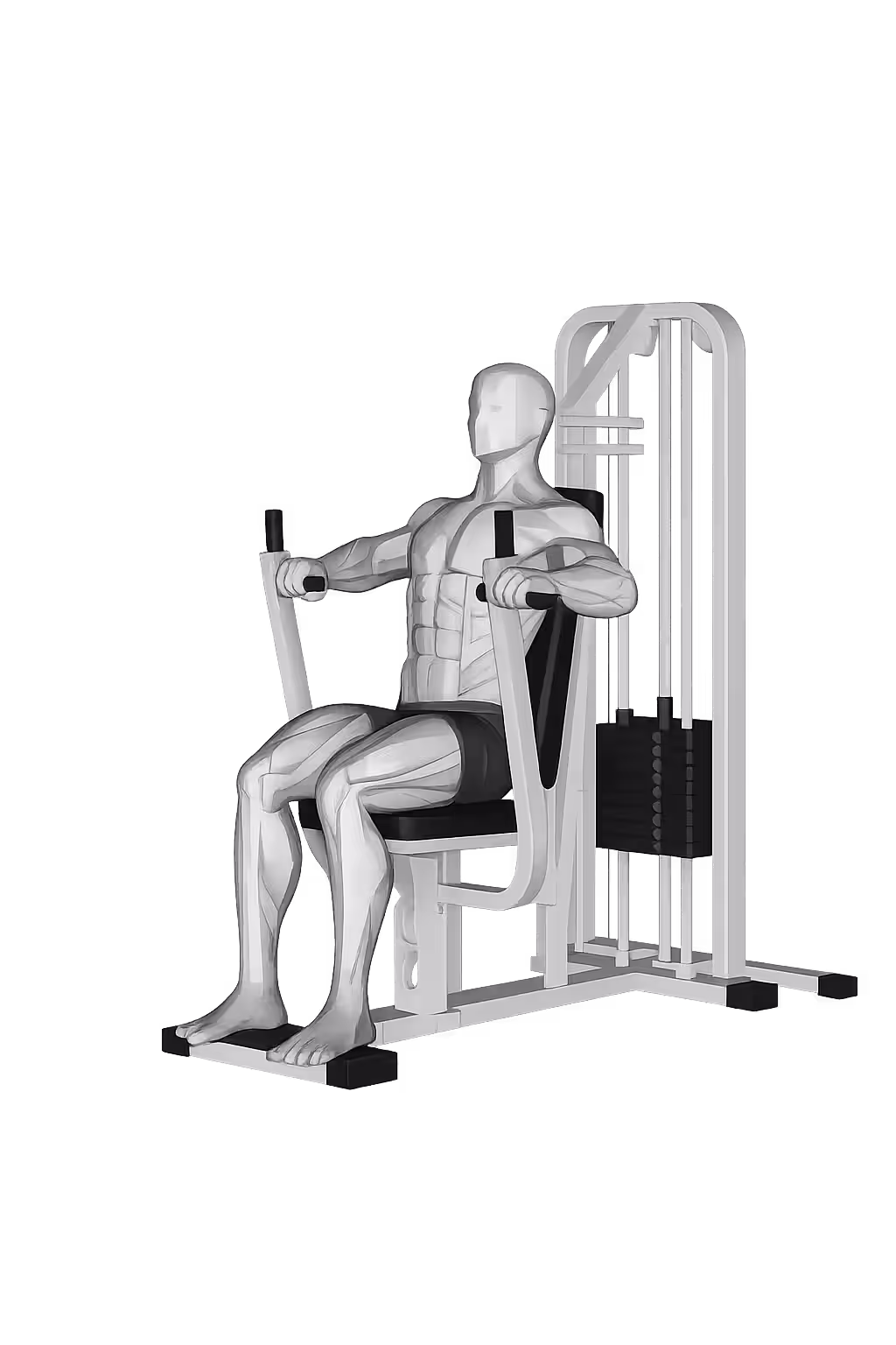 Machine Chest Press demonstration
