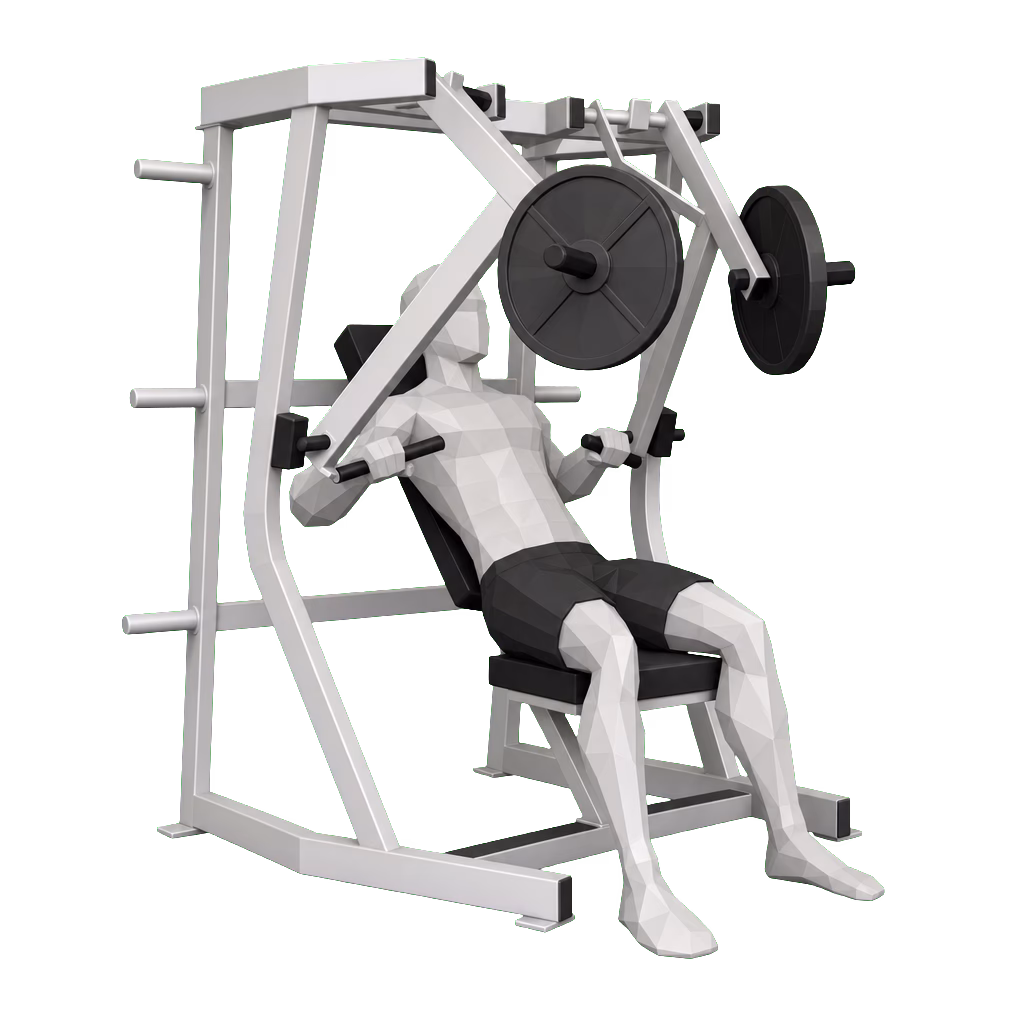 Machine Decline Press demonstration