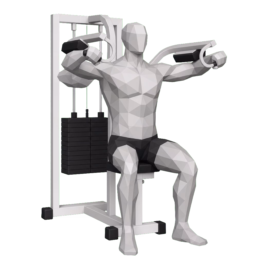 Machine Lateral Raise demonstration