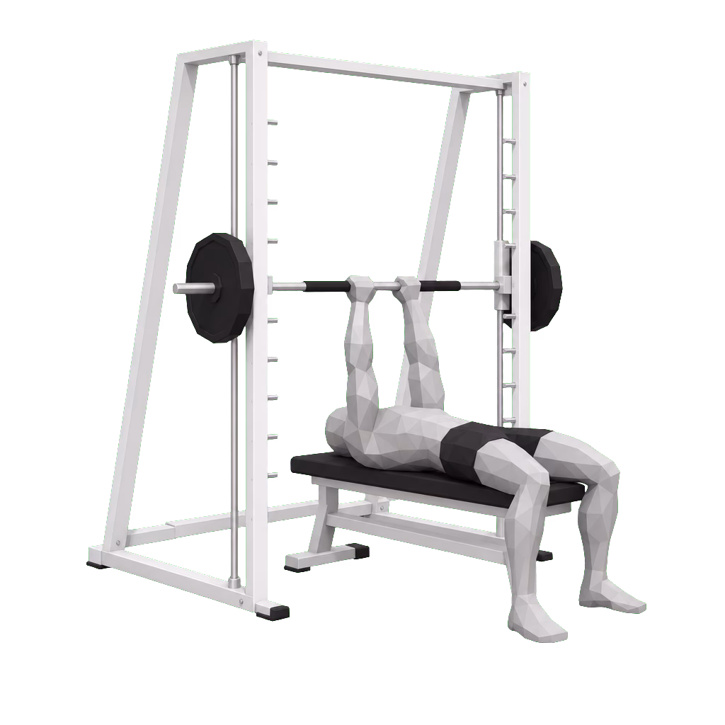 Smith Machine Close-Grip Press demonstration