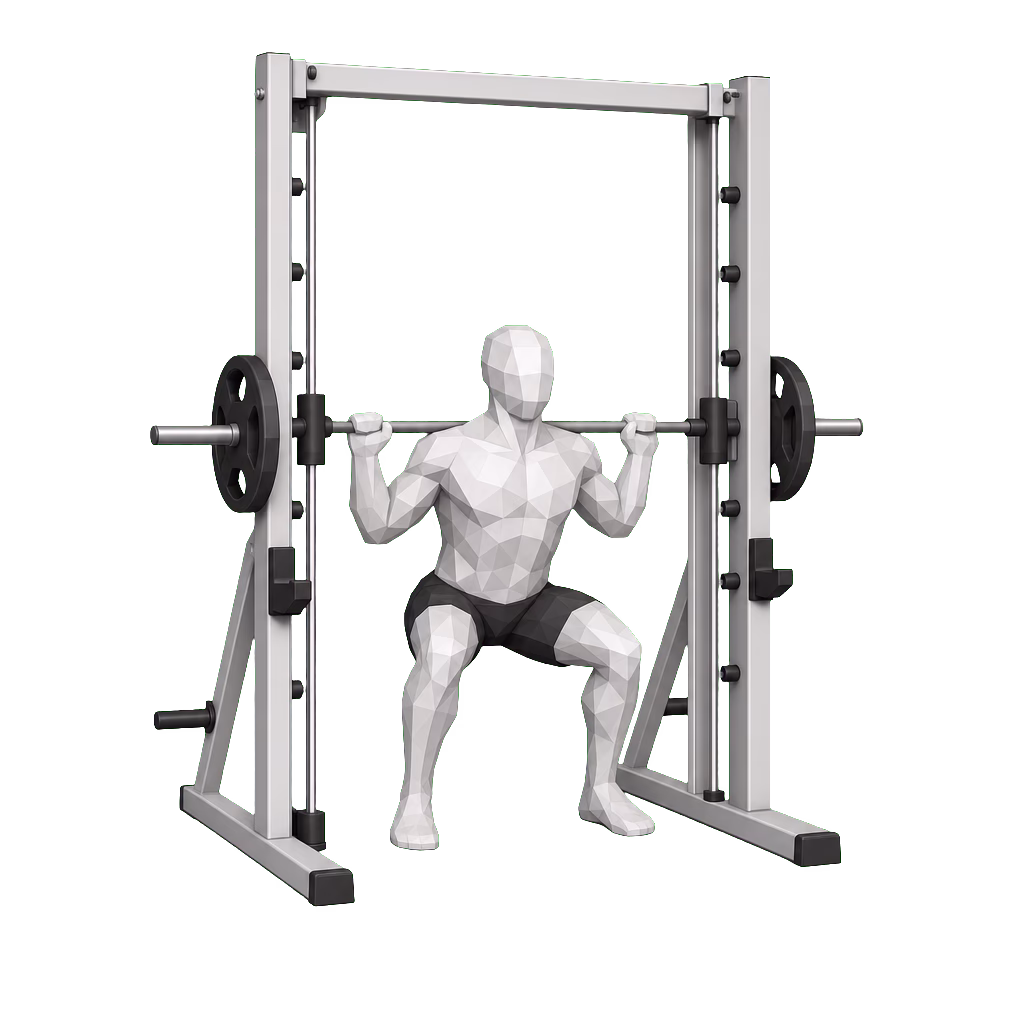 Smith Machine Squat demonstration