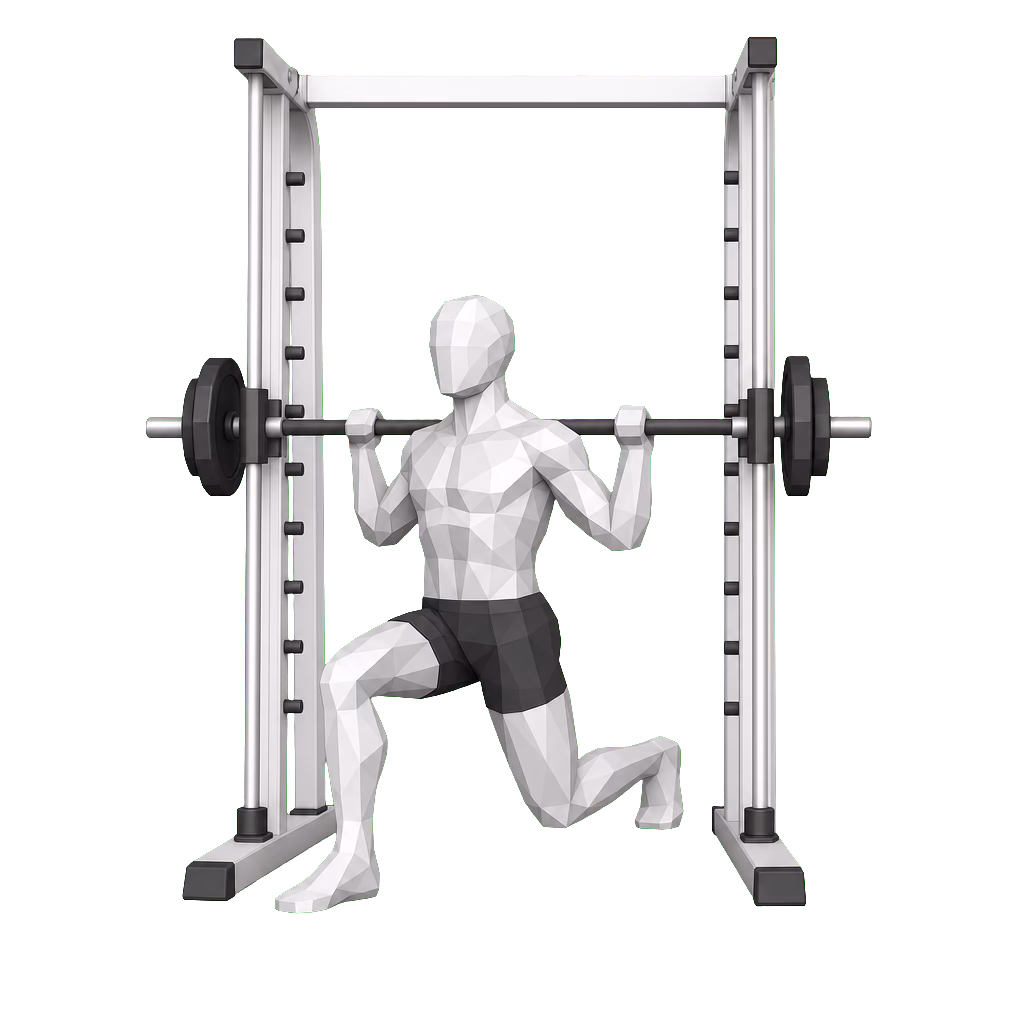Smith Split Squat demonstration
